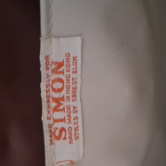 "Rare" Vintage Simon Blum, Made in Hong Kong,Styled by Earnest Blum, Handbag - Picture 8 of 9